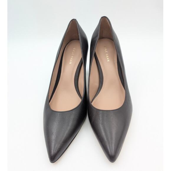 Cole Haan Mylah Heel Pump Women's Pointed Toe Leather Dark Brown Size US9.5 EU40 - Picture 2 of 10